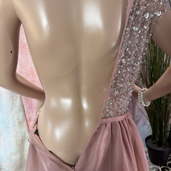 NEW📌 Terani Couture "Spotlight On" Elaborate Beaded Top Blush Prom - Ball Gown - Picture 11 of 16
